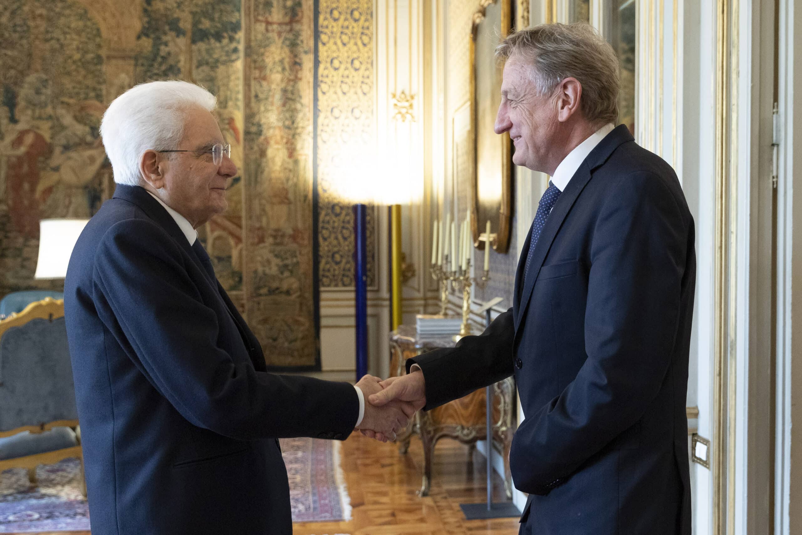 Featured image for “Il presidente Mattarella riceve i vertici del Meeting”