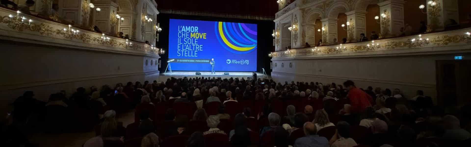 Featured image for “Presentati al Teatro Galli di Rimini i contenuti del Meeting 2026”