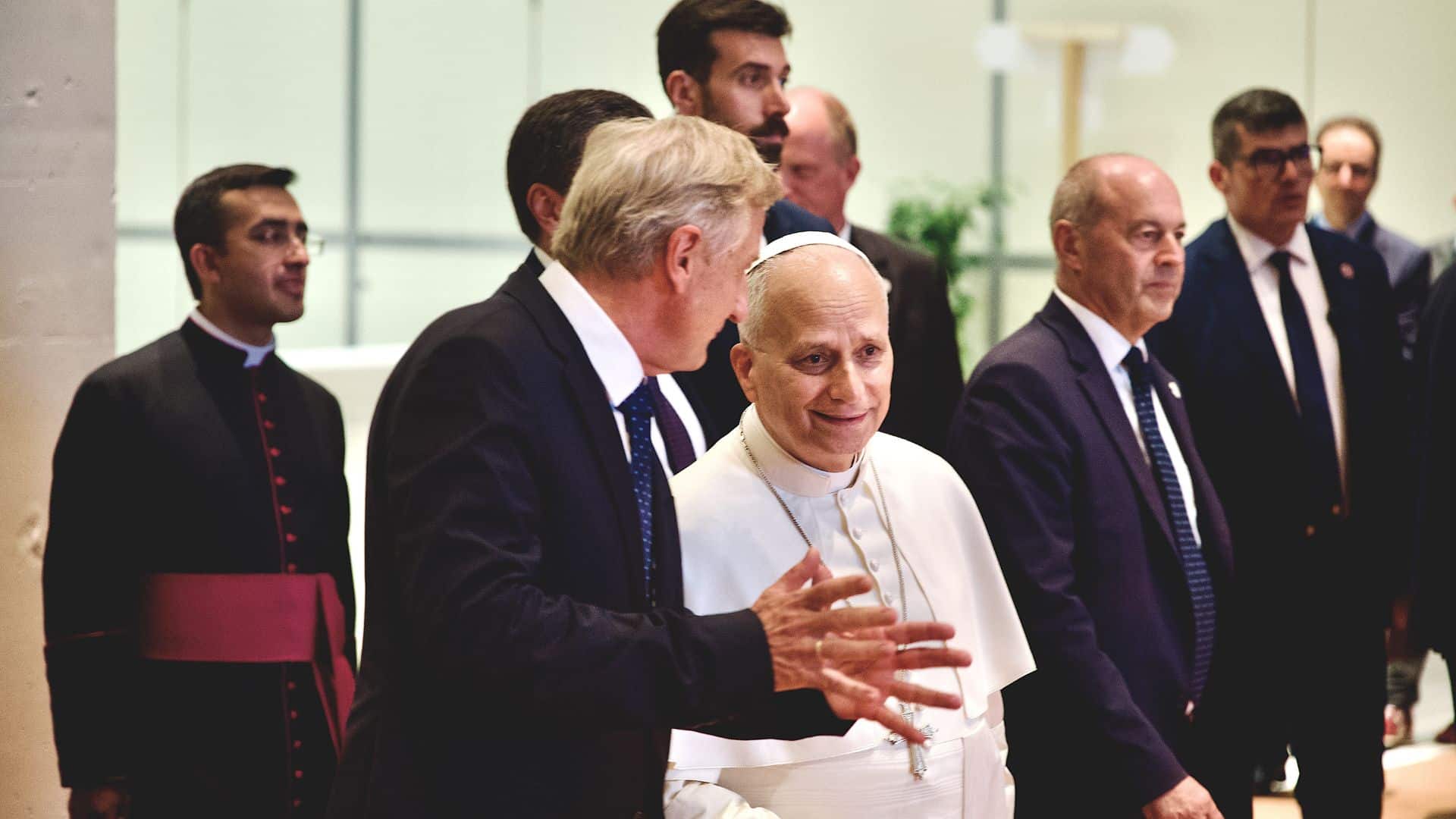 Featured image for “Il saluto del presidente Bernhard Scholz al Santo Padre Leone XIV”